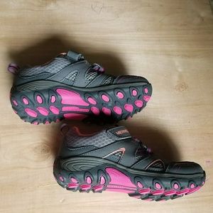 Merrell gray toddler gym shoes,  size 11